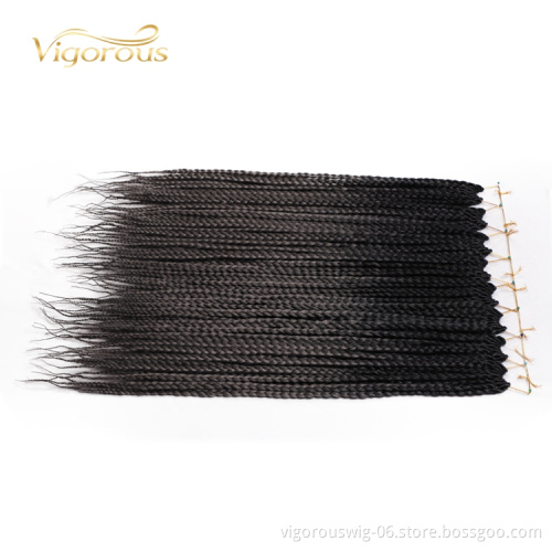 vigorous Cheap Price Wholesale 18 Inch Afro Twist Kinky Braiding Crochet Hair Bulk Synthetic Box Braid Hair